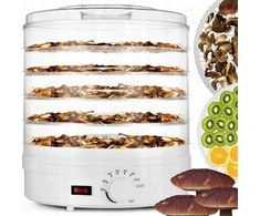 Extralink Pradžia | Grybų, vaisių, daržovių, žolelių džiovyklė | 500 W + 5 sietai, 27 cm, balta