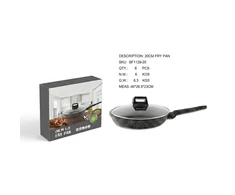 Extralink Home SF-1129-20CM | Keptuvė teflonowa granitowa | Juoda, 1.2L, 20 cm