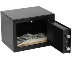Extralink Pradžia | Elektronis spynos seifas | skaitmeninis šifras, šarvuota dėžė, raktai, S-406
