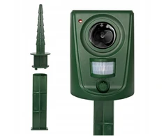 Extralink Juodas Forest, Ultrasonic animal repeller, with motion sensor, 62m2, waterproof