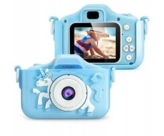 Extralink Kids Camera H29 Single Mėlyna | Skaitmeninis fotoaparatas | 1080P 30 kadrų per sekundę, 2,0 colių ekranas