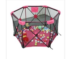 „ExtraLink Extralink Kids“ vaikiška sulankstoma žaidimų aikštelė su sausu baseinu vaikams 120x68cm didelis k-462
