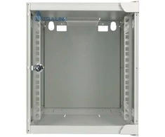 „Extralink Lite“ 6U 10 colių 280x310 prie sienos montuojama spintelė, pilka