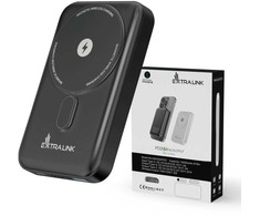 Extralink MagSafe 10000mAh Graphite | Maitinimo bankas | Maitinimo blokas, 38,5 Wh PD20W+15W USB-C USB-A
