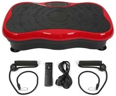 Extralink Moonwalk Spin Move Platofrma Wibracyjna do Ćwiczeń Fitness 200W raudona