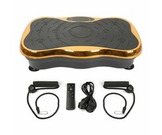 Extralink Moonwalk Spin Move Platofrma Wibracyjna do Ćwiczeń Fitness 200W auksinė