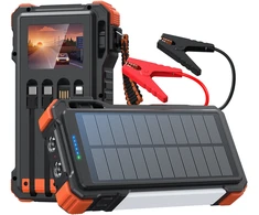 Extralink | Powerbank solarny | 12000mAh, jump starter, 1500A, lampa, latarka