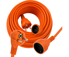 EXTRALINK POWERLINK PRZEDŁUŻACZ ZASILAJĄCY SIECIOWY 30M ORANŽINĖ BEZ UZIEMIENIA 2 x 1,5MM2 16A 2500W