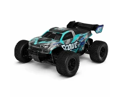 EXTRALINK RC SC10 remote-controlled car 1/10 brushless 4WD extreme truck mėlynas