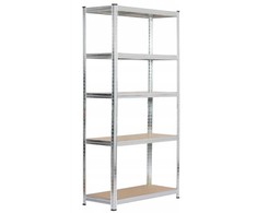 Extralink Lentyna Magazynowy Metalowy Sidabrinė 180X90X40CM