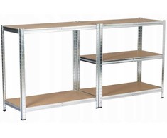 Extralink Lentyna Magazynowy Metalowy Sidabrinė 180X90X40CM