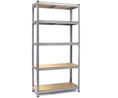 Extralink REGAŁ MAGAZYNOWY METALOWY Sidabrinis 150X75X35CM