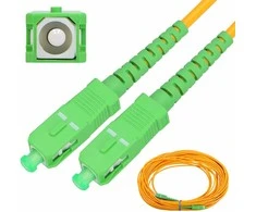Extralink SC/APC-SC/APC | Patchcord | Jednomodowy, Simplex, G.657A1, 3mm, 2m