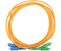 „Extralink“ SC/APC-SC/UPC jungiamasis laidas, vienmodis, dvipusis, G652D, 3 mm, 15 m