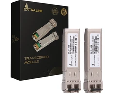 Šakotuvas Extralink SFP28 25G modulis, 2 vnt., LC/UPC Duplex, multi mode, pilkas
