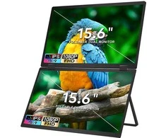 „EXTRALINK SMART LIFE“ ULTRALEKKIE 15,6 COLIŲ 2 EKRANŲ MONITORIUS NEŠIOJAMAJAM KOMPIUTERIUI T01