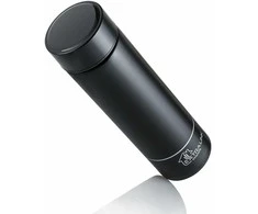 Extralink Smart Travel Mug Juodas | Termo puodelis | Termos su wyświetlaczem LED