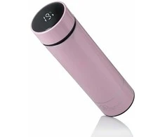 Extralink Smart Travel Mug Rožinė, LED Ekranas Thermos
