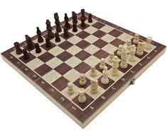 EXTRALINK TOYS DREWNIANE SZACHY 3W1 WARCABY + SZACHY+ TRYKTRAK