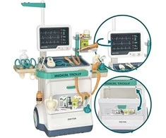 EXTRALINK TOYS INTERAKTYWNY Rinkinys LEKARZA Vežimėlis MEDYCZNY DUŻY ZABAWKA
