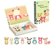 EXTRALINK TOYS KSIĄŻKA UKŁADANKA MAGNETYCZNA Dėlionė 68 EL. ZWIERZĄTKA