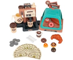 EXTRALINK TOYS Rinkinys MAŁEGO BARISTY EKSPRES KAWIARNIA 40 EL.