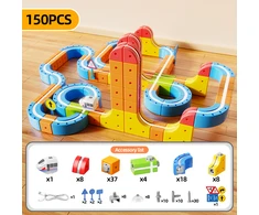 EXTRALINK TOYS Rinkinys TORÓW MAGNETYCZNYCH KOLEJKA MAGNETYCZNA MAGNETIC LEVITATION (150 SZT.)