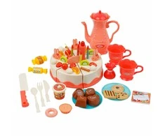 EXTRALINK TOYS ZABAWKA TORT URODZINOWY DO KROJENIA Rinkinys CIASTKA