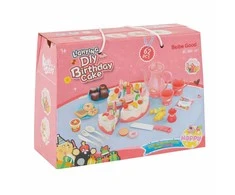 EXTRALINK TOYS ZABAWKA TORT URODZINOWY DO KROJENIA Rinkinys CIASTKA