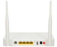 Maršrutizatorius ONT ZTE ZXHN F670L, WiFi, 1x GPON, 4x RJ45 1000Mb/s, 1x RJ11, 1x USB