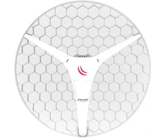 Maršrutizatorius Mikrotik LHG XL HP5 antena su 27,5 dBi stiprinimo koeficientu