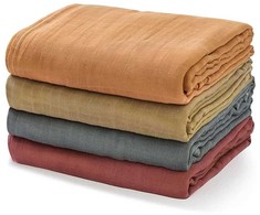 Rankšluostis Momcozy 4 kūdikių antklodžių pakuotė, vystyklai, 47 x 47 colių