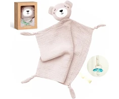 Momcozy medvilninis meškiukas kūdikiams, rožinė