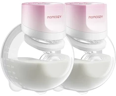 Momcozy S12 Pro Quick Rožinė Double Pack | Shell breast pump | Wireless, double, pink colour
