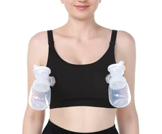Momcozy YN08 (S), Hands-Free breast pump bra, Juodas