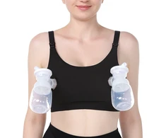 Momcozy YN08 (S), Hands-Free breast pump bra, Juodas