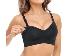 Momcozy YN21 Nursing bra, dydis S Juodas