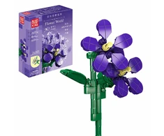 Mould King Gėlių violetinės - MOLD KING kaladėlės 145 vnt. TECHNIKA 24014