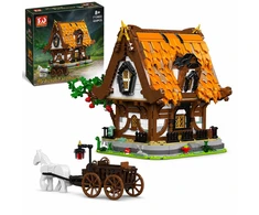 Polesie Mould King „Mold King“ viduramžių pasaulio rąstinė trobelė 16054 | Konstrukcijos rinkinys | 2192 detalės