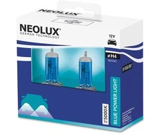 NEOLUX Mėlynas POWER LIGHT H4 12 V 100/90 W, 2 SZT.