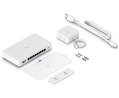 Šakotuvas Ubiquiti UDB-Switch 2.5G Ethernet (100/1000/2500) Maitinimas per Eternetą (PoE) Balta