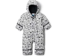 Columbia Snuggly Bunny Bunting kombinezonas - Baltas Typo Print