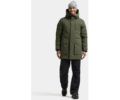 Didriksons vyriška žieminė parka AKILLES USX PARKA 3 - Deep Žalias (Išankstinis užsakymas)