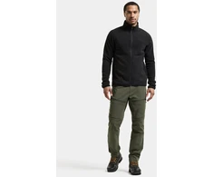Didriksons vyriškas flisinis džemperis VITO USX FULL-ZIP 2 - Juodas (Išankstinis užsakymas)