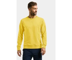 Didriksons vyriškas medvilninis džemperis TORÖ USX SWEATER 2 - Geltona Pollen (Išankstinis užsakymas)