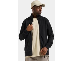 Didriksons vyriškas medvilninis džemperis JAKE USX FULL-ZIP 2 - Juodas (Išankstinis užsakymas)