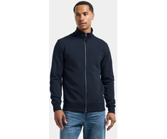 Didriksons vyriškas medvilninis džemperis JAKE USX FULL-ZIP 2 - Navy (Išankstinis užsakymas)