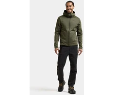 Didriksons vyriškas techninis flisinis džemperis su gobtuvu FIELD USX FULL-ZIP - Deep Žalias (Išankstinis užsakymas)