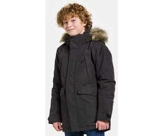 Didriksons žieminė striukė su augimo funkcija - Oxid Kids' Parka Juodas (yra vietoje)