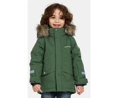 Didriksons žieminė striukė su augimo funkcija BJÄRVEN KIDS PARKA 3 - Pine Žalias (yra vietoje)